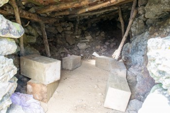 Interior, mountain hut shelter