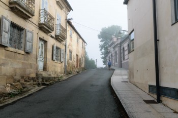 Early morning, walking through Sarria