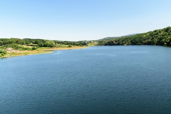 Belesar Reservoir, which covers the original site of Portomarin