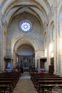 Interior, Church of San Nicolas, Portomarin